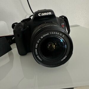 Canon EOS Rebel T3i Black DSLR Camera
